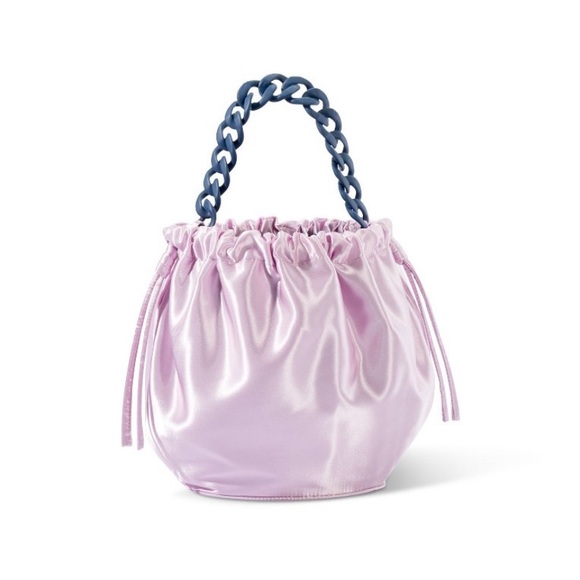 🔖 KIKA VAGAS x Target Slouchy Round Chain Handle Bag - Lavender Purple - Picture 1 of 6